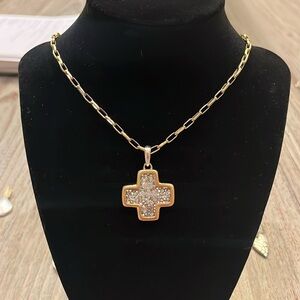 Waxing Poetic Kristal Life in Balance Pendant & Gold Chain